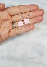 Load image into Gallery viewer, Diamond Pink & White Dangle Handmade Earrings