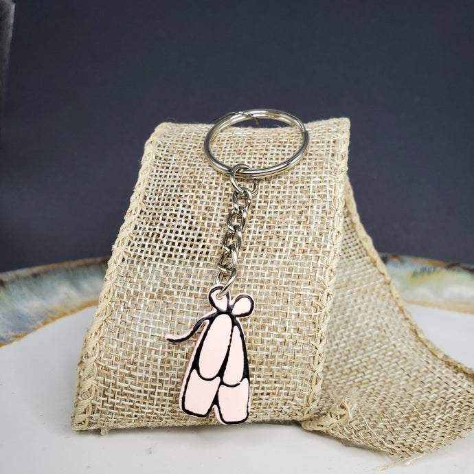 Ballet Shoes Handmade Polymer Clay Keychain