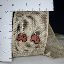 Load image into Gallery viewer, S Bay Horse Head Dangle Handmade Earrings
