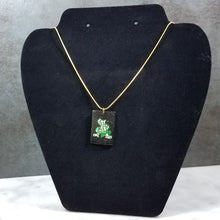 Load image into Gallery viewer, Sigma Gamma Phi &quot;A&quot; Arthusa Rectangle Pendant Necklace
