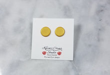 Load image into Gallery viewer, Small Gold Circle Post/Stud Earrings
