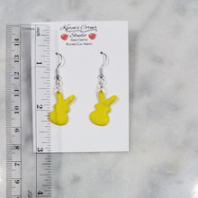 Load image into Gallery viewer, Peep Style Bunny Dangle Earrings
