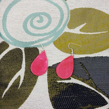 Load image into Gallery viewer, Teardrop Shiny Red Handmade Dangle Handmade Earrings

