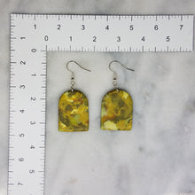 Load image into Gallery viewer, Closed Arch Camouflage Dangle Handmade Earrings
